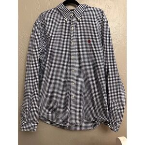 Polo Ralph Lauren MenXL Slim Fit Gingham Preppy Old Money Hamptons Clean Casual